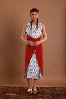 Hand Screen Printed Wrap Dress