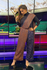 Bandhej Saree Pants as seen on Sania Mirza