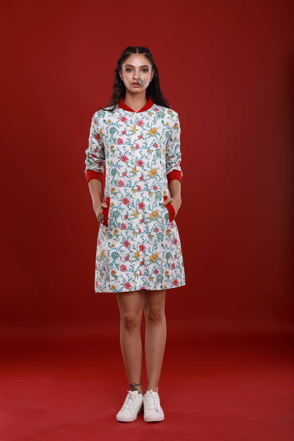 Screen 2024 printed dress