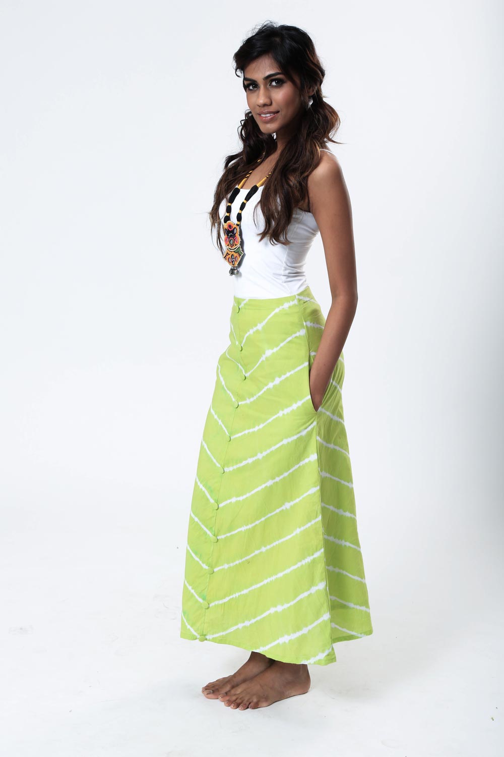 Leheriya A-Line Skirt