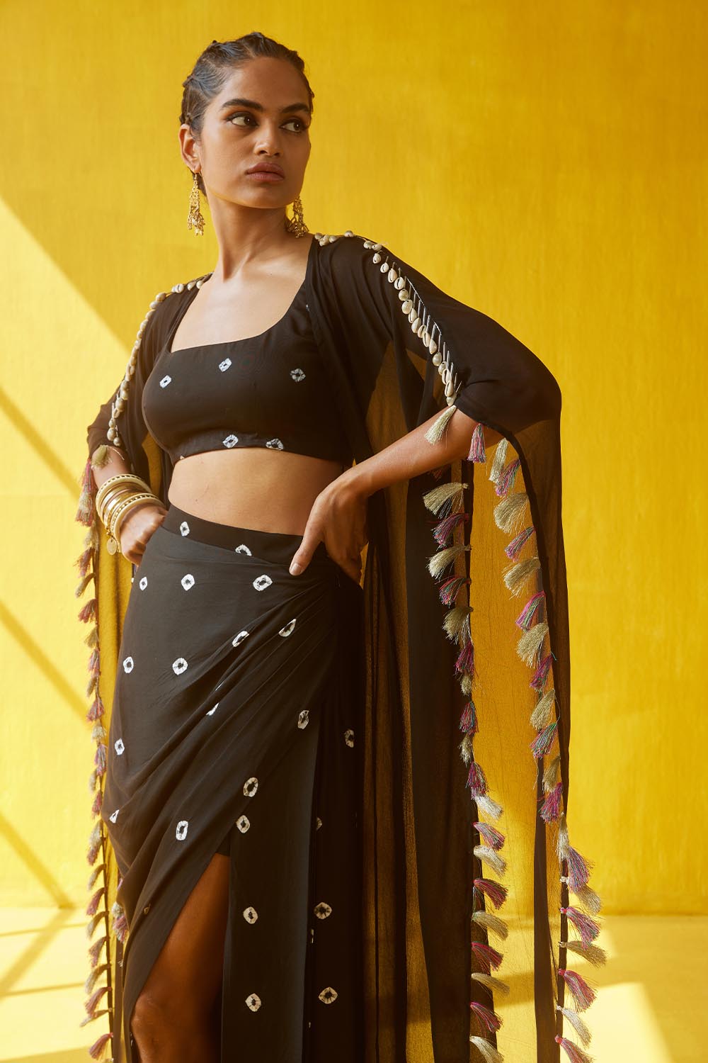 Tara Draped Skirt Set as seen on Nushrratt Bharuccha