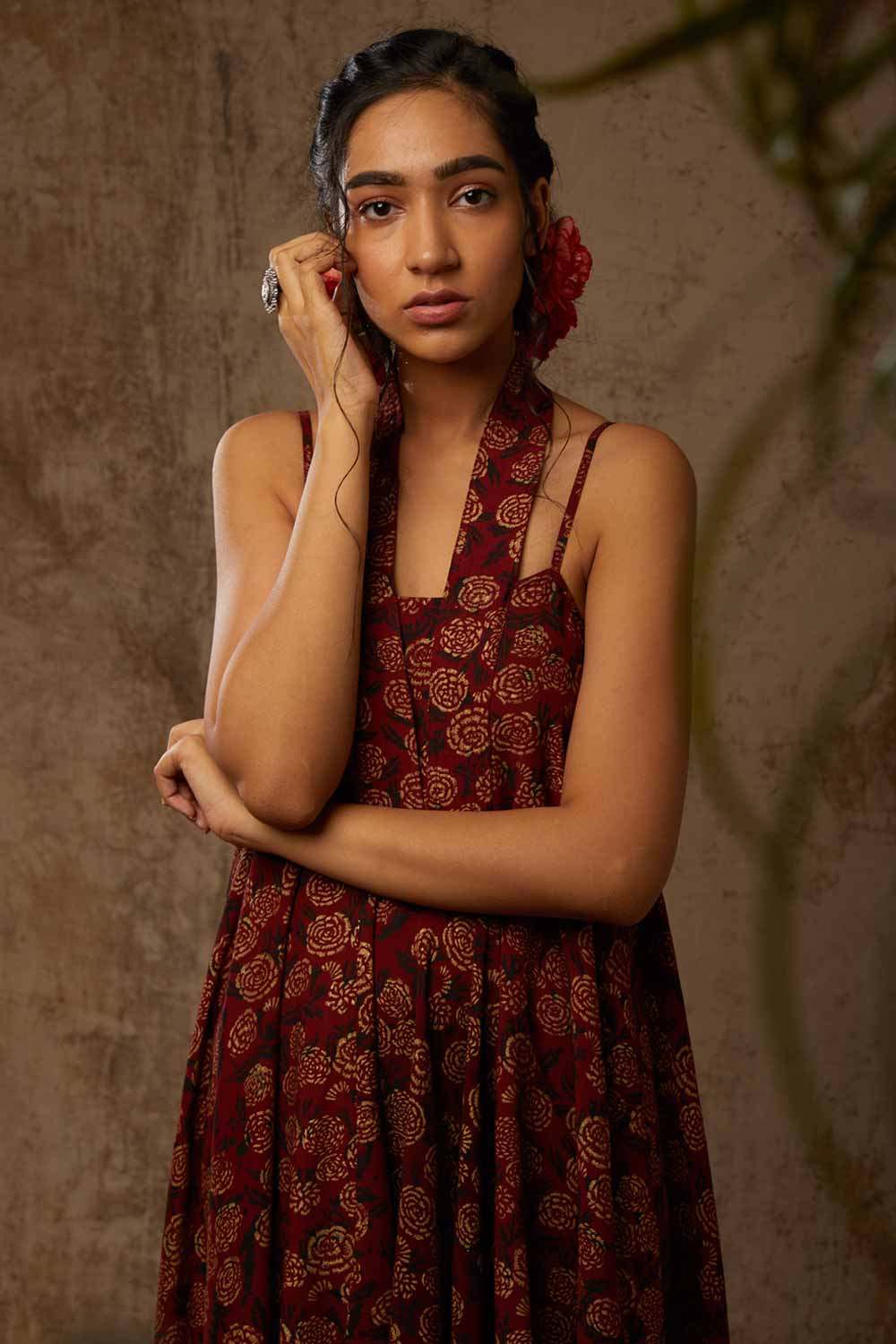 Block Printed Tent Dress