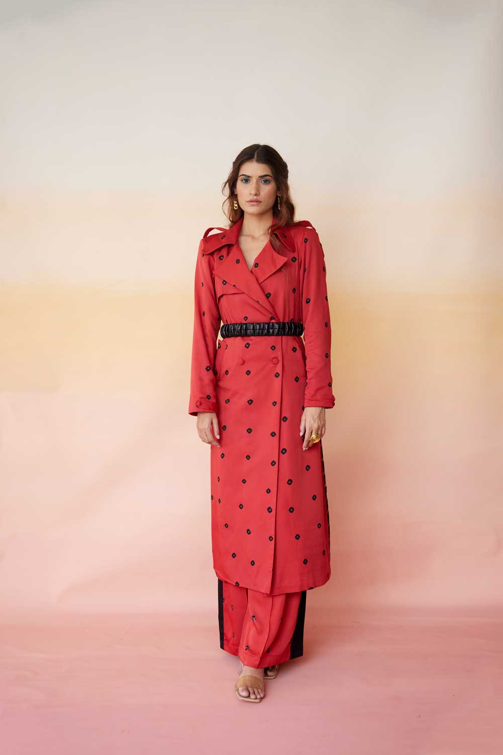 Seville Trench Coat Co-ord Set as seen on Regina Cassandra