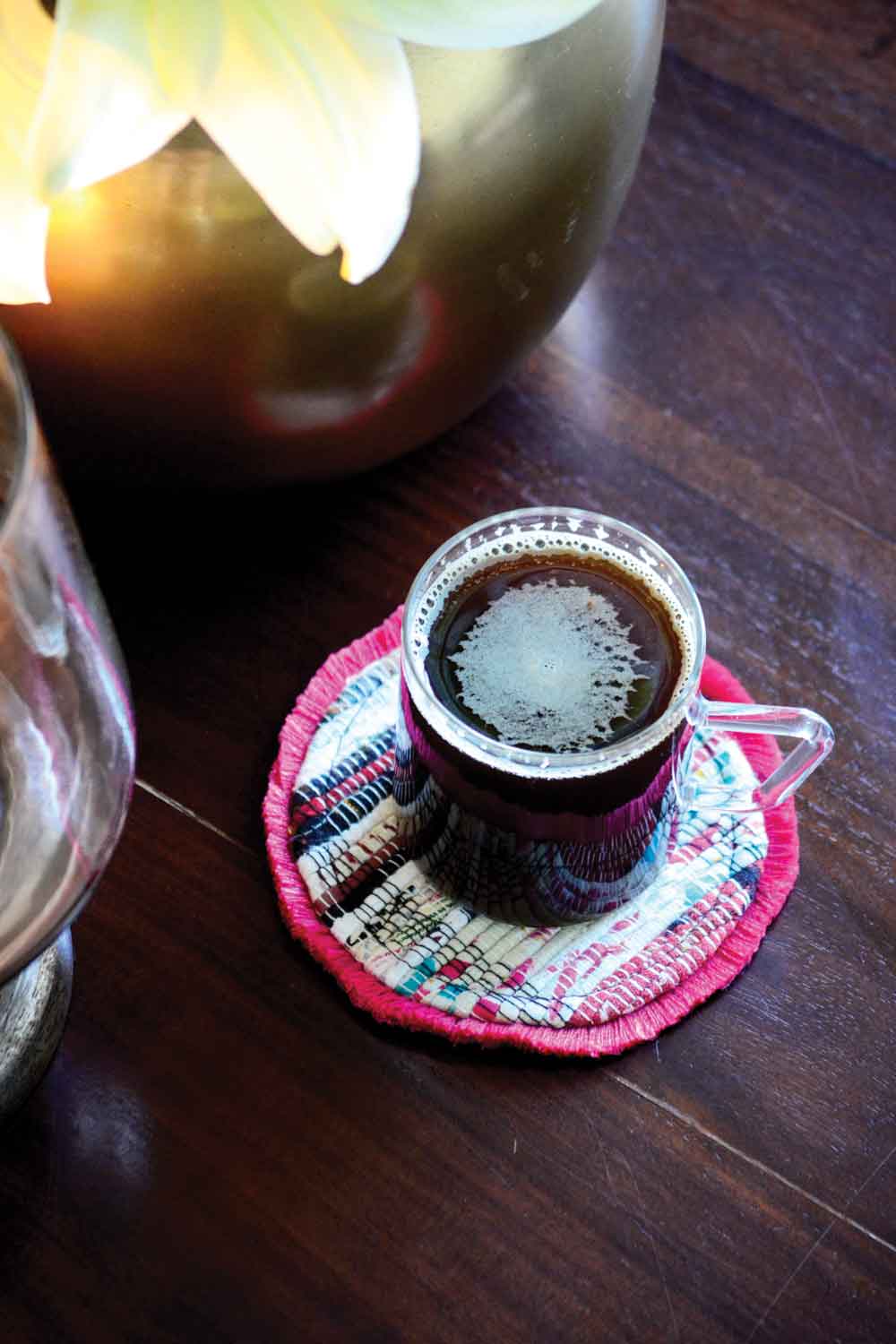 Woven 'Chindi' Coaster