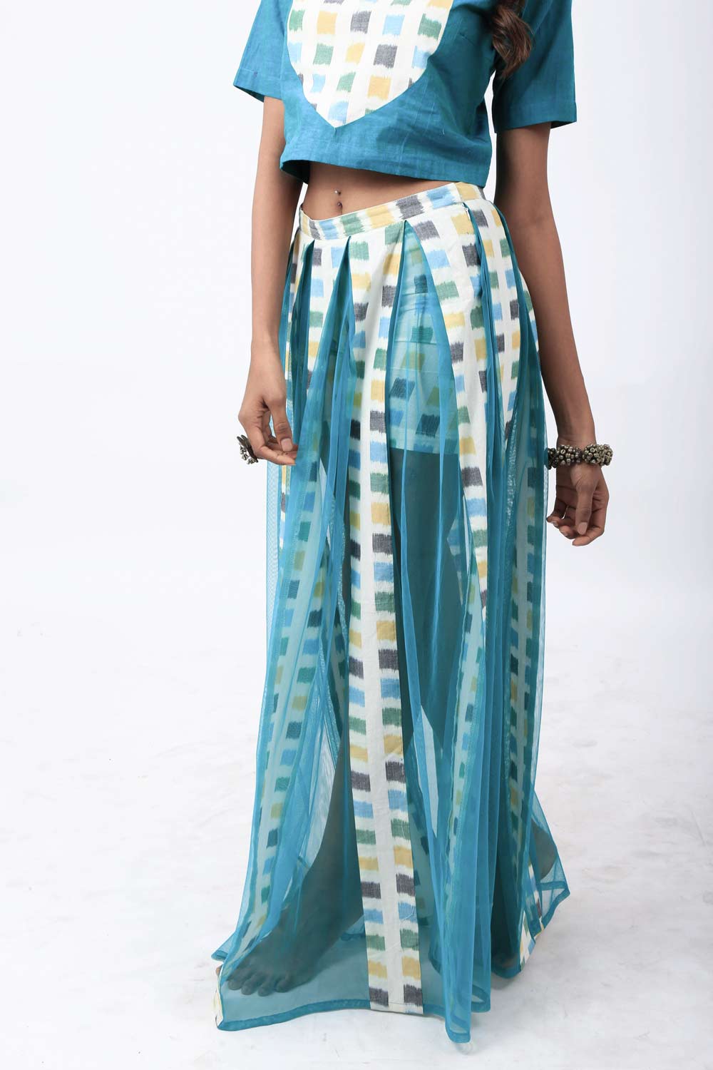 Ikat Net Panel Skirts