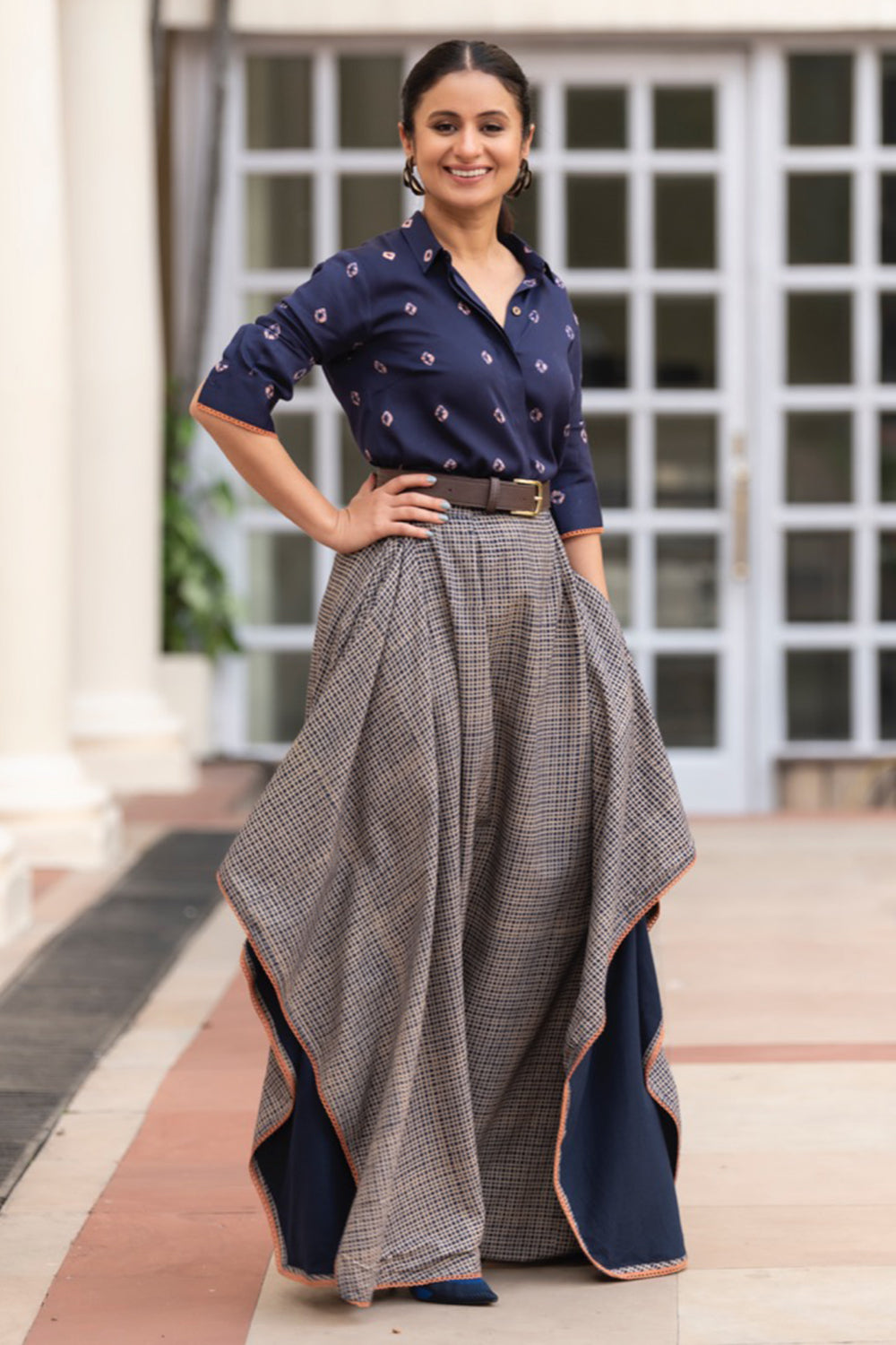 Bandhej Shirt as seen on Rasika Dugal