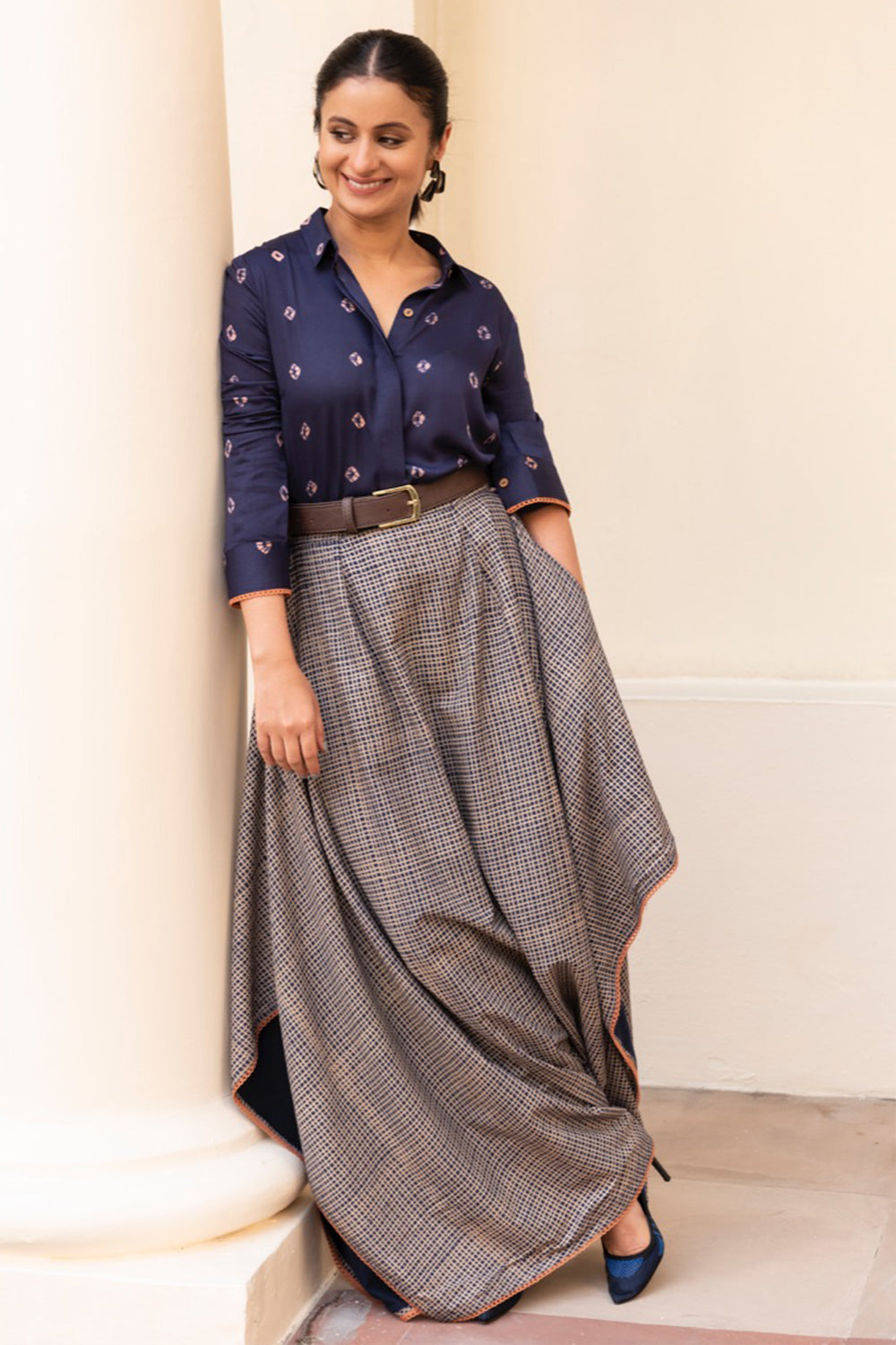 Bandhej Shirt as seen on Rasika Dugal