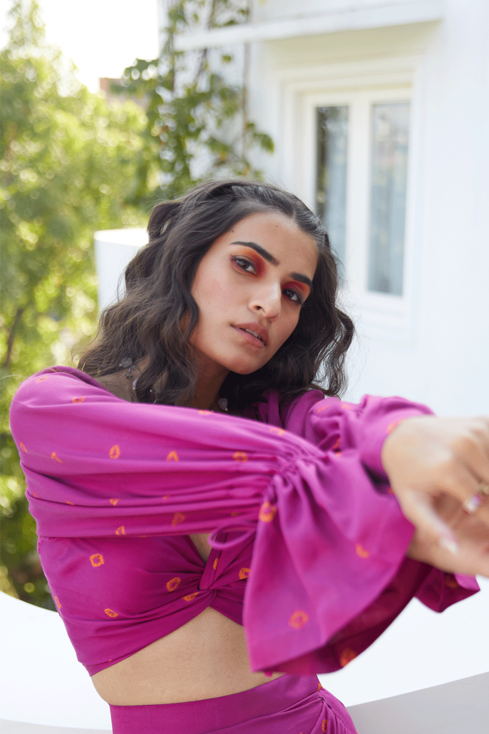 Orchid top as seen on Masoom Minawala.